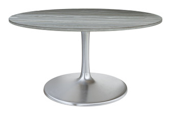 Star City Dining Table in Gray, Silver (339|109452)