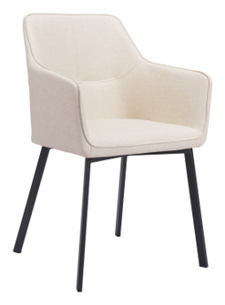 Adage Dining Chair in Beige, Black (339|109400)