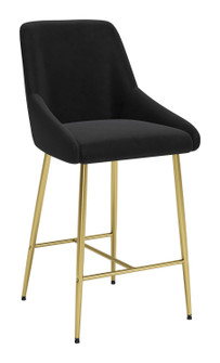 Madelaine Counter Chair in Black, Gold (339|109381)