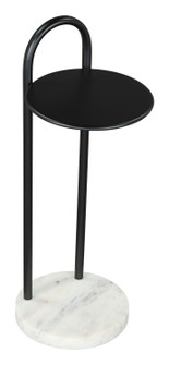 Christian Side Table in Black, White (339|109356)