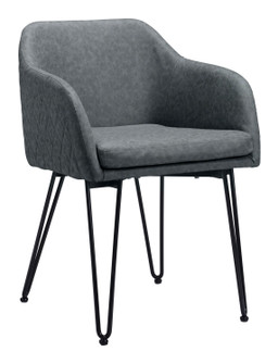 Braxton Dining Chair in Vintage Gray, Black (339|109210)