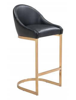 Scott Bar Chair in Black, Gold (339|101975)
