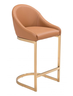 Scott Counter Chair in Tan, Gold (339|101973)