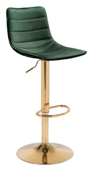 Prima Bar Chair in Dark Green, Gold (339|101812)