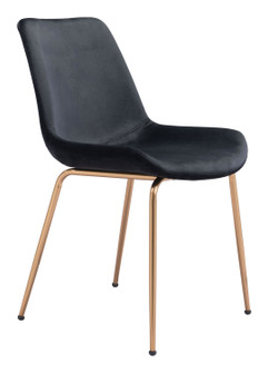 Tony Dining Chair in Black, Gold (339|101770)