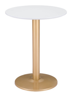 Alto Bistro Table in White, Gold (339|101570)