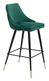 Piccolo Bar Chair in Green, Black, Gold (339|101098)