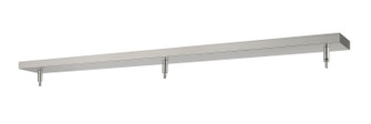 Multi Point Canopy Three Light Ceiling Plate in Brushed Nickel (224|CP4403-BN)