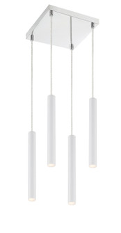 Forest LED Chandelier in Chrome (224|917MP12-WH-LED-4SCH)