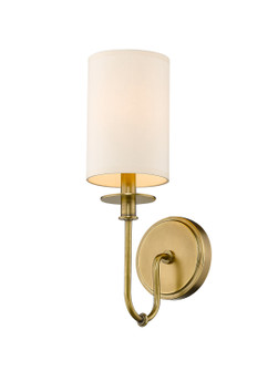 Ella One Light Wall Sconce in Rubbed Brass (224|809-1S-RB)