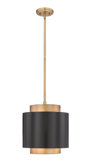 Harlech One Light Pendant in Bronze / Rubbed Brass (224|739P12-BRZ-RB)