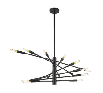 Ascension 16 Light Chandelier in Matte Black (224|737-16MB)