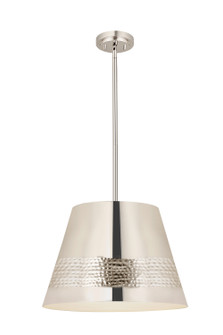 Maddox One Light Chandelier in Polished Nickel (224|6013-18PN)