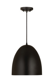 Z-Studio One Light Pendant in Satin Black (224|6012P12-SBK)
