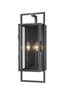 Lucian Two Light Outdoor Wall Mount in Black (224|598M-BK)