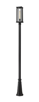 Glenwood One Light Outdoor Post Mount in Black (224|586PHBR-519P-BK)