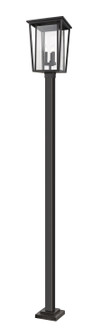 Seoul Three Light Outdoor Post Mount in Oil Rubbed Bronze (224|571PHXLS-536P-ORB)
