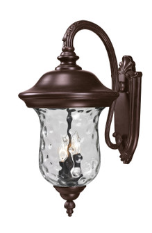 Armstrong Three Light Outdoor Wall Sconce in Bronze (224|534B-RBRZ)