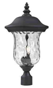 Armstrong Three Light Outdoor Post Mount in Black (224|533PHB-BK)