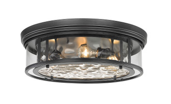 Clarion Four Light Flush Mount in Matte Black (224|493F4-MB)