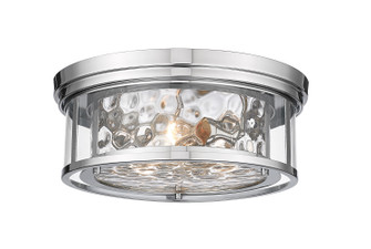 Clarion Three Light Flush Mount in Polished Nickel (224|493F3-PN)