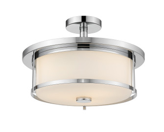 Savannah Three Light Semi Flush Mount in Chrome (224|465SF16-CH)