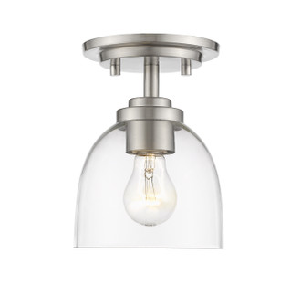 Ashton One Light Flush Mount in Brushed Nickel (224|460F1-BN)