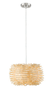 Sora One Light Pendant in Brushed Nickel (224|459-16NAT)