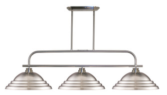 Annora Three Light Billiard in Brushed Nickel (224|437-3BN-SBN)