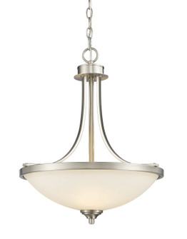 Bordeaux Three Light Pendant in Brushed Nickel (224|435P-BN)