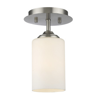 Bordeaux One Light Flush Mount in Brushed Nickel (224|435F1-BN)