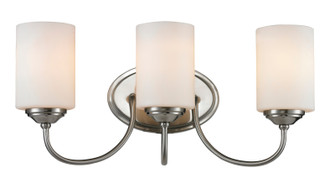 Cardinal Three Light Vanity in Brushed Nickel (224|434-3V-BN)