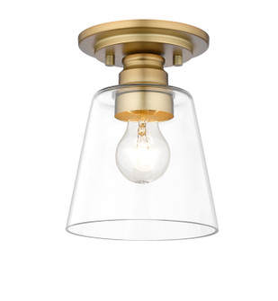 Annora One Light Flush Mount in Olde Brass (224|428F1-OBR)