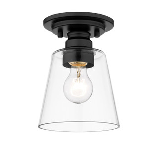 Annora One Light Flush Mount in Matte Black (224|428F1-MB)