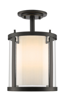 Willow Three Light Semi Flush Mount in Olde Bronze (224|426SF-OB)