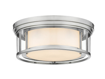 Willow Three Light Flush Mount in Brushed Nickel (224|426F16-BN)