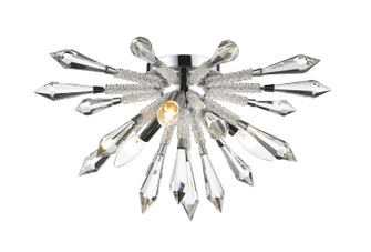 Soleia Three Light Flush Mount in Chrome (224|4002F3)