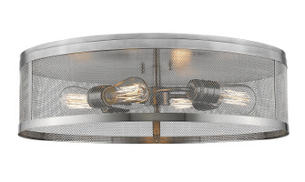 Meshsmith Four Light Flush Mount in Brushed Nickel (224|331F21-BN)