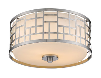 Elea Two Light Flush Mount in Brushed Nickel (224|330F12-BN)