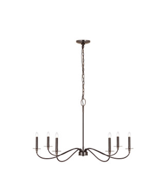 Arrington Six Light Chandelier in Plated Bronze (224|2301-42BP)