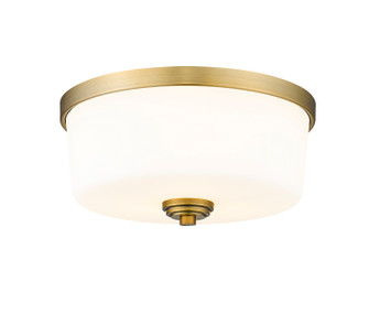 Arlington Three Light Flush Mount in Heritage Brass (224|220F3-HBR)