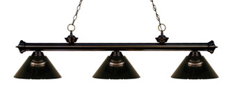 Riviera Three Light Billiard in Bronze (224|200-3BRZ-ARS)