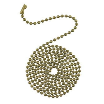 Beaded Chain With Connector 3 Ft. Beaded Chain with Connector in Antique Brass (88|7706400)