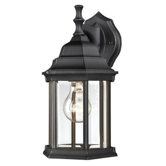 Exteriors Black One Light Wall Fixture in Textured Black (88|6783100)