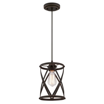 Isadora One Light Pendant in Oil Rubbed Bronze With Highlights (88|6362200)