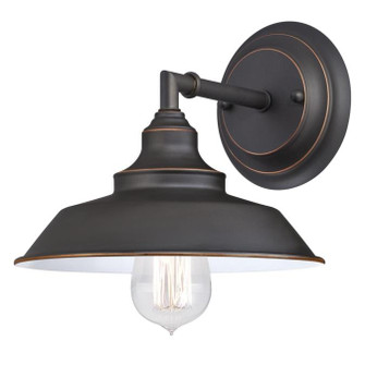 Iron Hill One Light Wall Fixture in Oil Rubbed Bronze With Highlights (88|6343500)