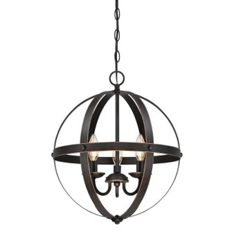 Stella Mira Three Light Pendant in Oil Rubbed Bronze With Highlights (88|6341800)