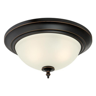 Harwell Two Light Flush Mount in Amber Bronze With Highlights (88|6304800)