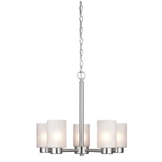 Sylvestre Five Light Chandelier in Brushed Nickel (88|6227400)