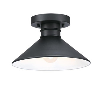 Watts Creek One Light Semi-Flush Mount in Textured Black (88|6112900)